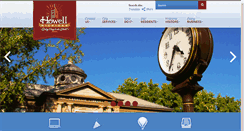 Desktop Screenshot of cityofhowell.org